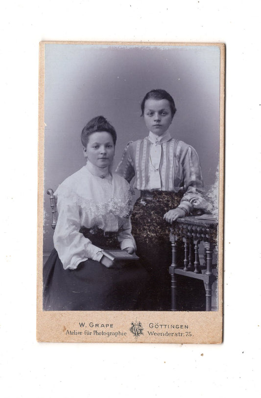 Fotografie Feine Damen - Göttingen um 1900