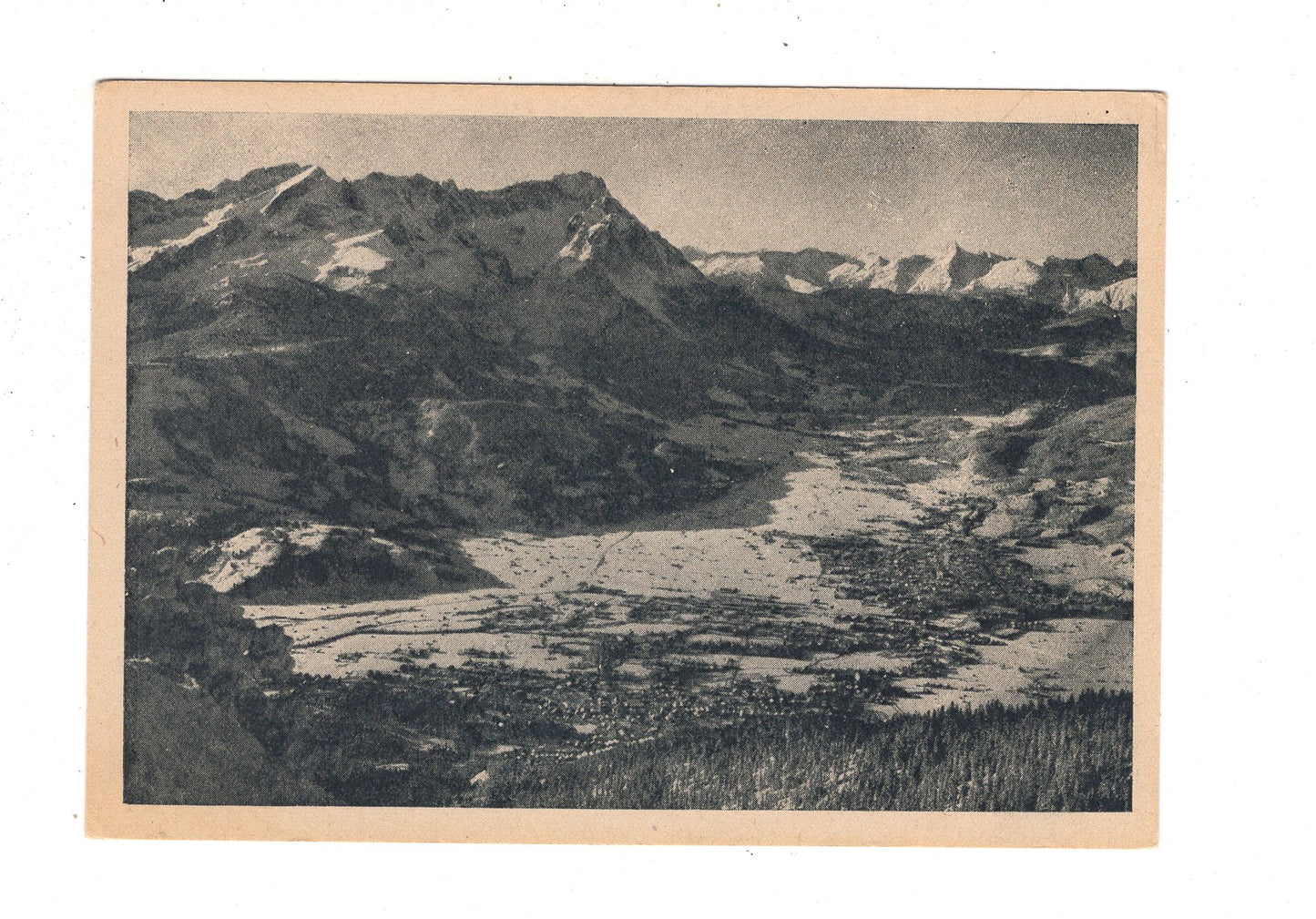 Ansichtskarte Blick vom Wank auf Garmisch-Partenkirchen / I1-69