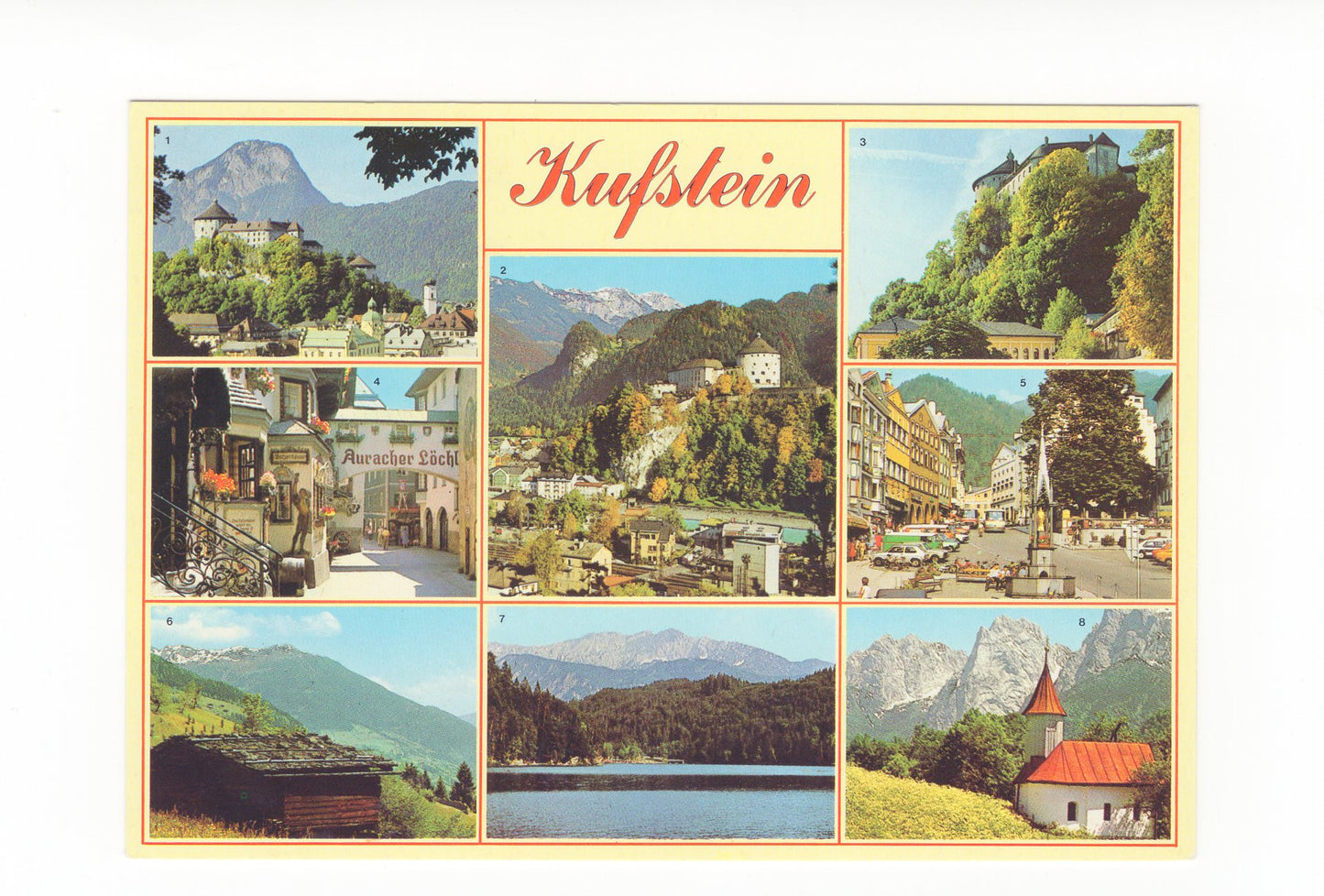 Ansichtskarte Kufstein / Tirol / Österreich