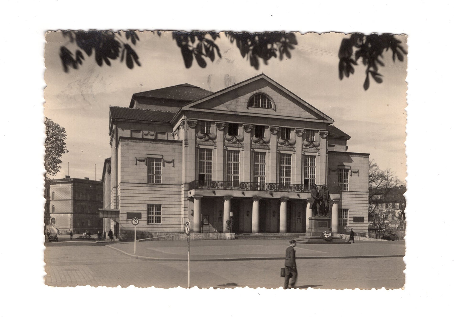 Ansichtskarte Weimar / Deutsches Nationaltheater