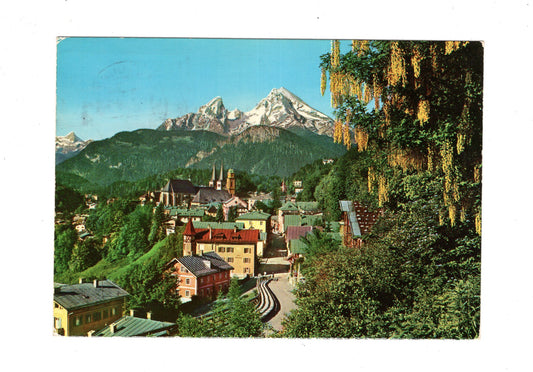 Ansichtskarte Berchtesgaden mit Watzmann