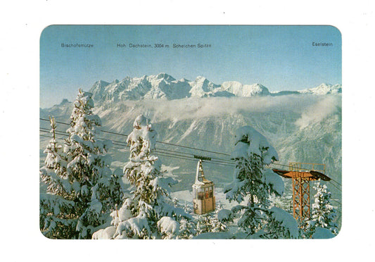 Ansichtskarte Schladminger Tauern-Seilbahn / Steiermark / Österreich