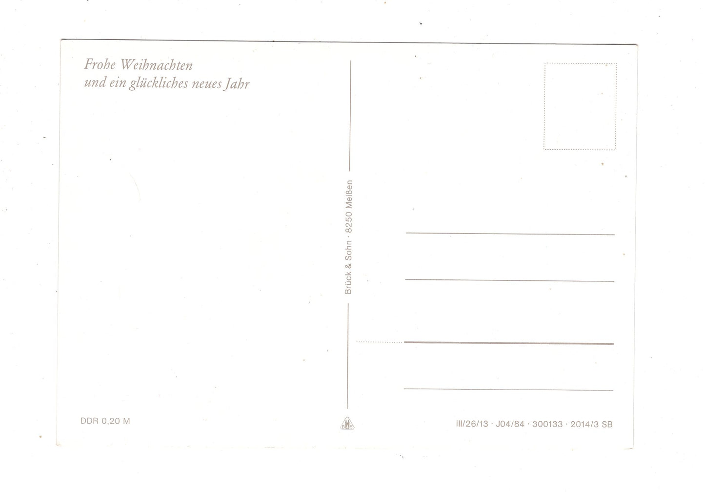 Ansichtskarte Feiertage / Frohe Weihnachten / K1-63