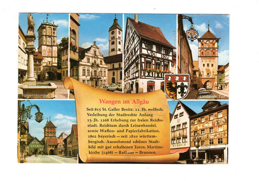 Ansichtskarte Wangen im Allgäu / H1-57