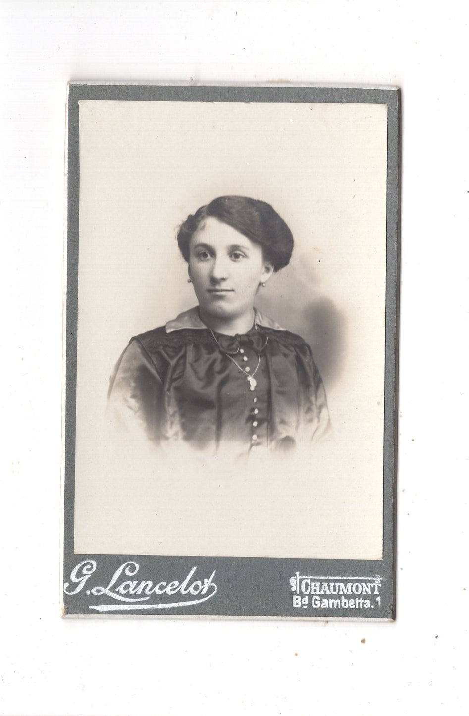 Fotografie Damenportrait - Chaumont 1900er / CDV N1-15
