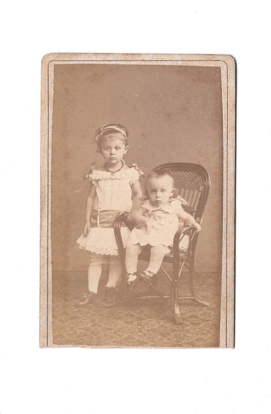 Fotografie Niedliche kleine Kinder - Berlin 1870er