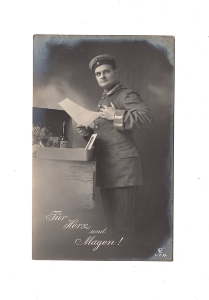 Ansichtskarte / Feldpost / Patriotische Karte - Meschede 1915