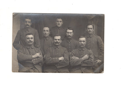 Ansichtskarte Gruppenbild Soldaten Regiment X / 25