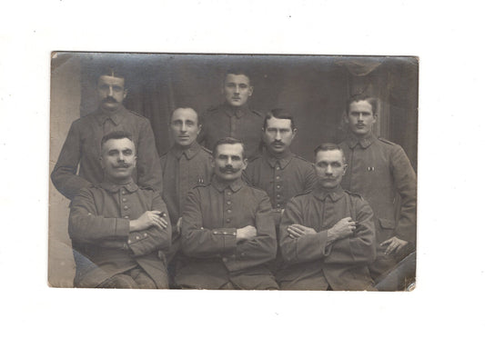 Ansichtskarte Gruppenbild Soldaten Regiment X / 25