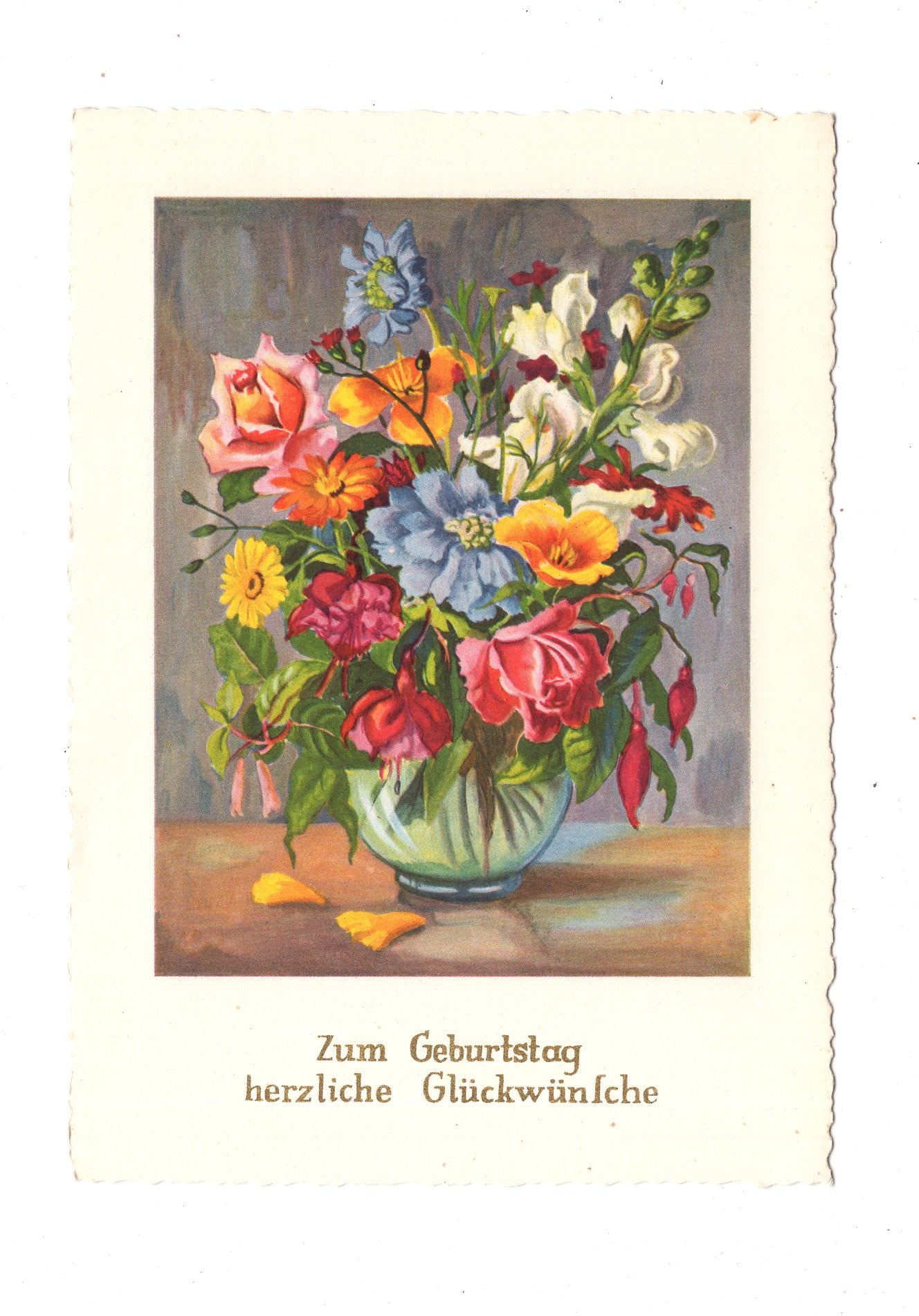 Ansichtskarte Glückwünsche / Glückwunsch zum Geburtstag / L1-59