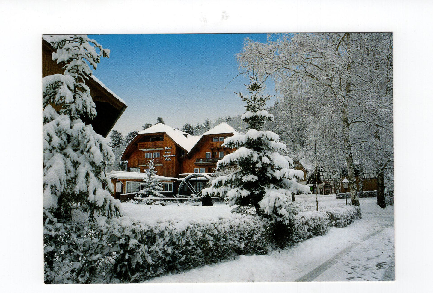 Ansichtskarte Unterreichenbach / Schwarzwald / Hotel Untere Kapfenhardter Mühle