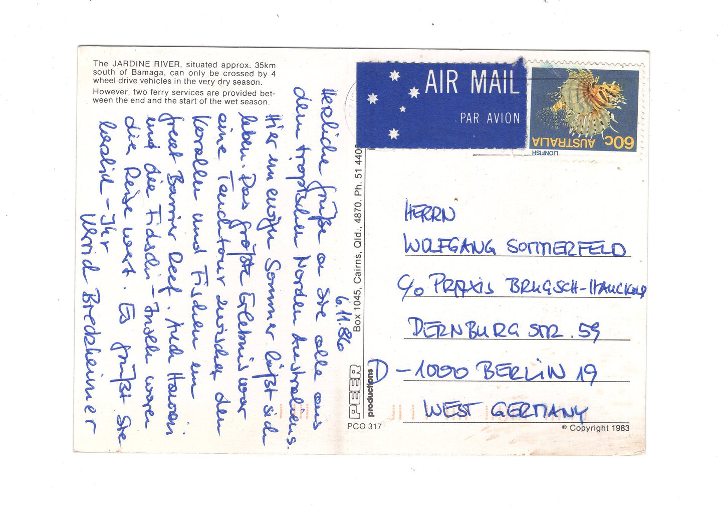 Ansichtskarte Cape York / Jardine River / Australien