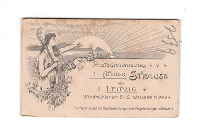 Fotografie Feine Dame - Leipzig 1890er / CDV L1-27