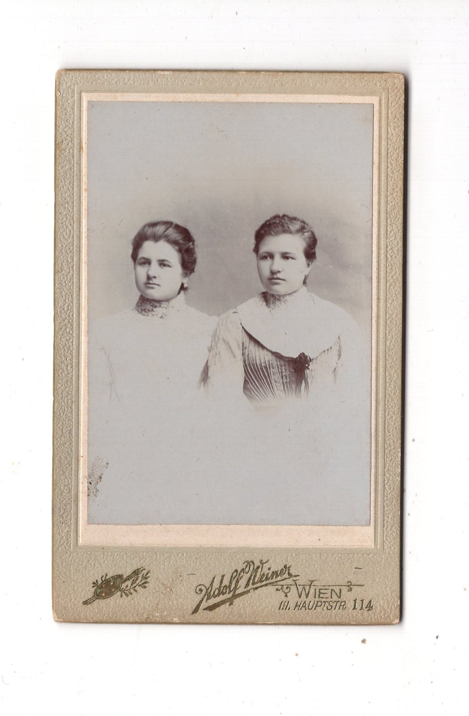 Fotografie Damenportrait - Wien um 1900 / CDV N1-16