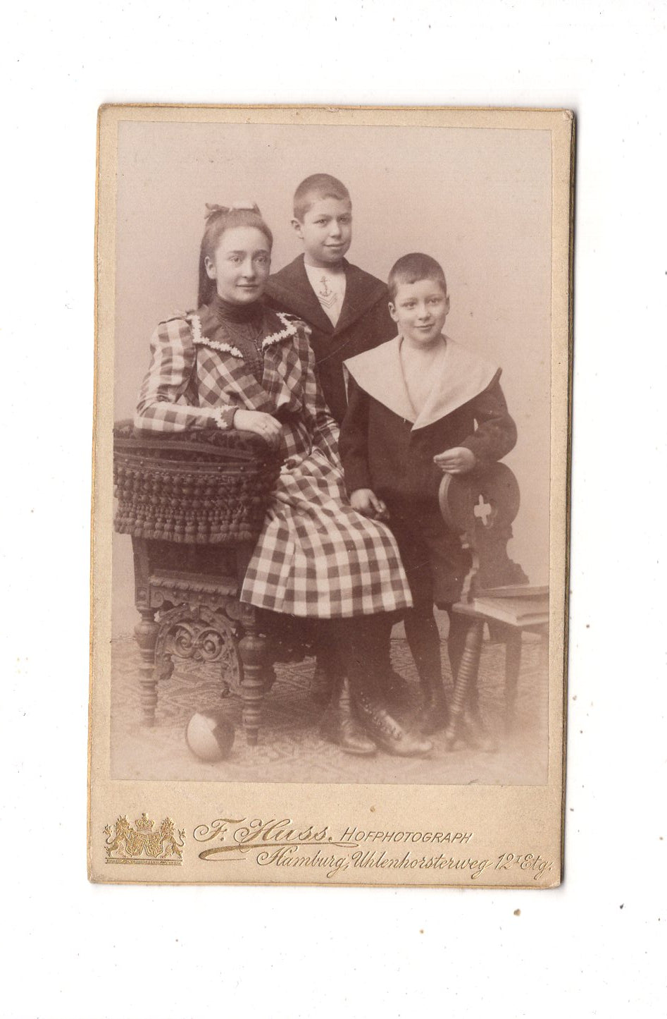 Fotografie Feine Kinder - Hamburg 1890er