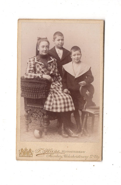 Fotografie Feine Kinder - Hamburg 1890er