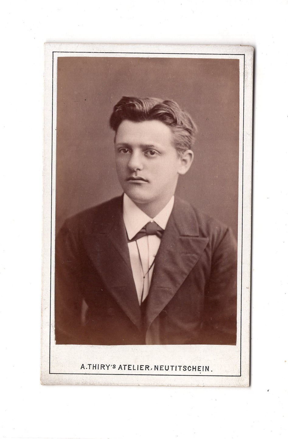 Fotografie Herrenportrait - Neutitschein 1880er / CDV C1-23