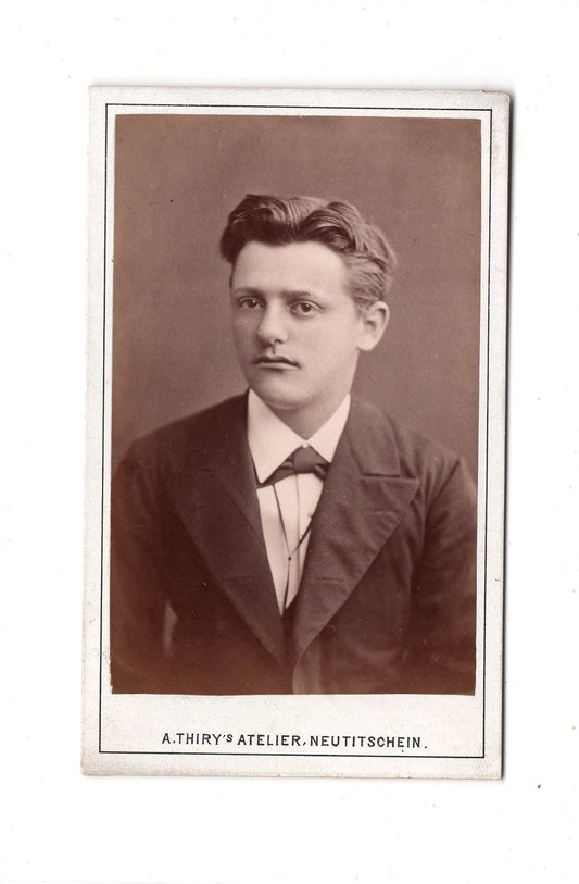 Fotografie Herrenportrait - Neutitschein 1880er / CDV C1-23