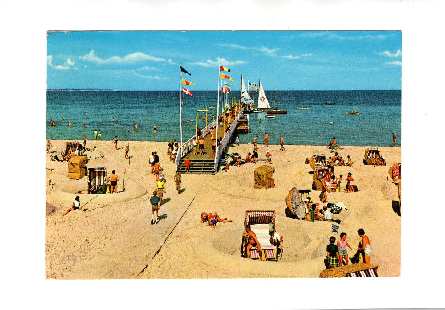 Ansichtskarte Ostseebad Scharbeutz / Seebrücke