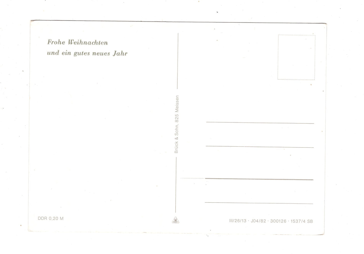 Ansichtskarte Feiertage / Frohe Weihnachten / K1-63