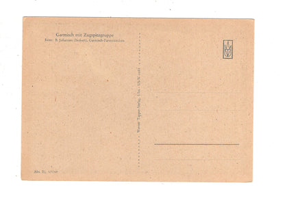 Ansichtskarte Garmisch mit Zugspitzgruppe / I1-70