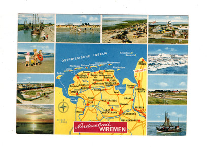 Ansichtskarte Nordseebad Wremen / J1-68