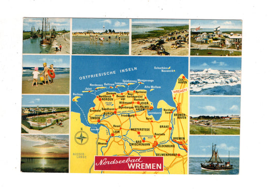 Ansichtskarte Nordseebad Wremen / J1-68