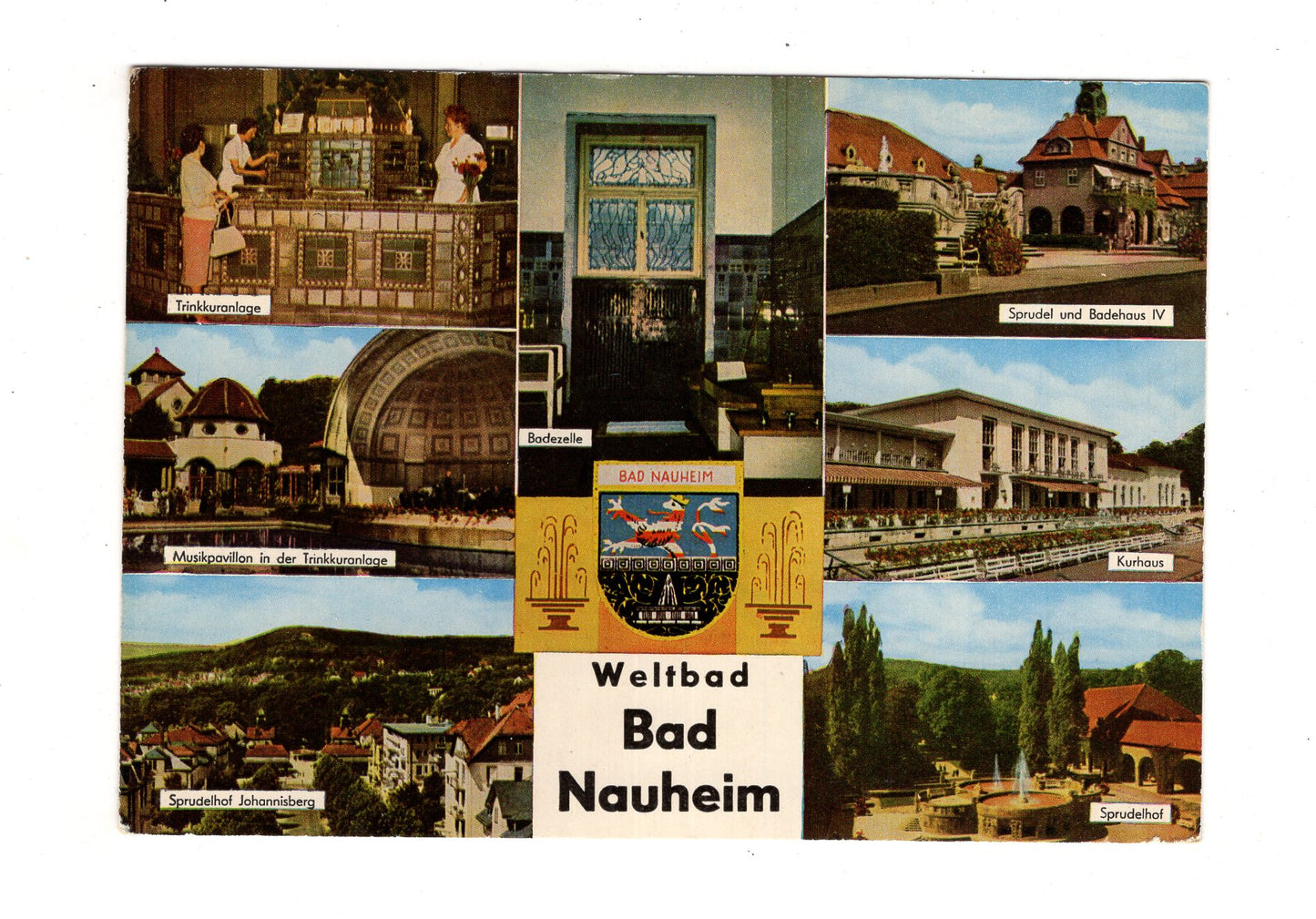 Ansichtskarte Bad Nauheim / Kurhaus / Badezelle +++