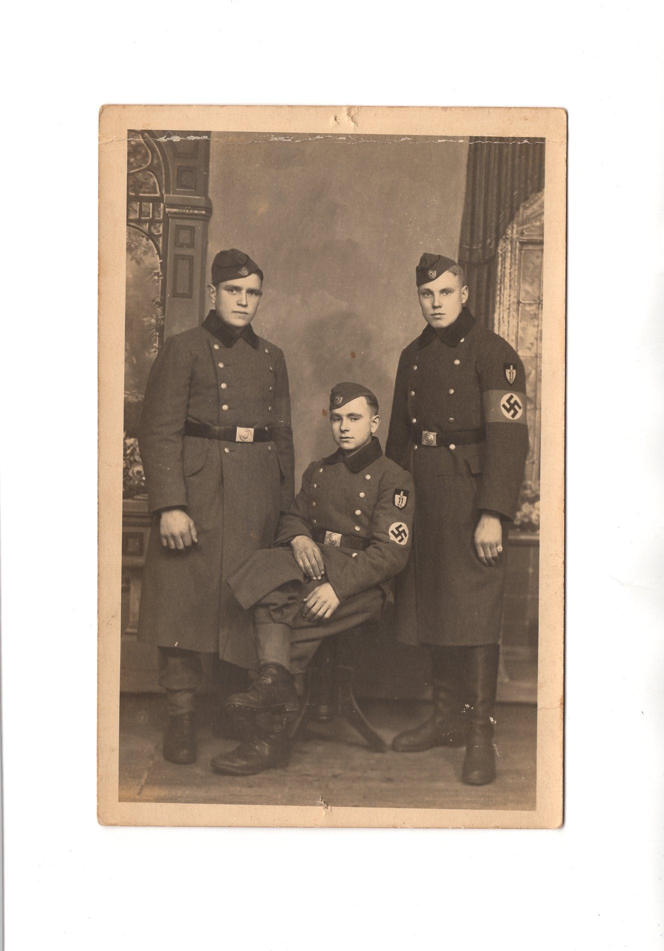 Ansichtskarte Junge Soldaten / Hitlerjungend ?