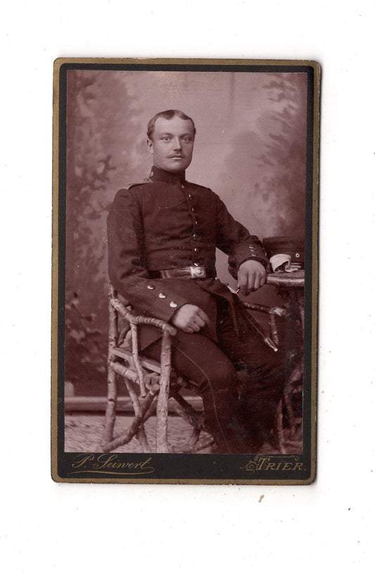 Fotografie Soldat - Trier 1880er / CDV M1-08