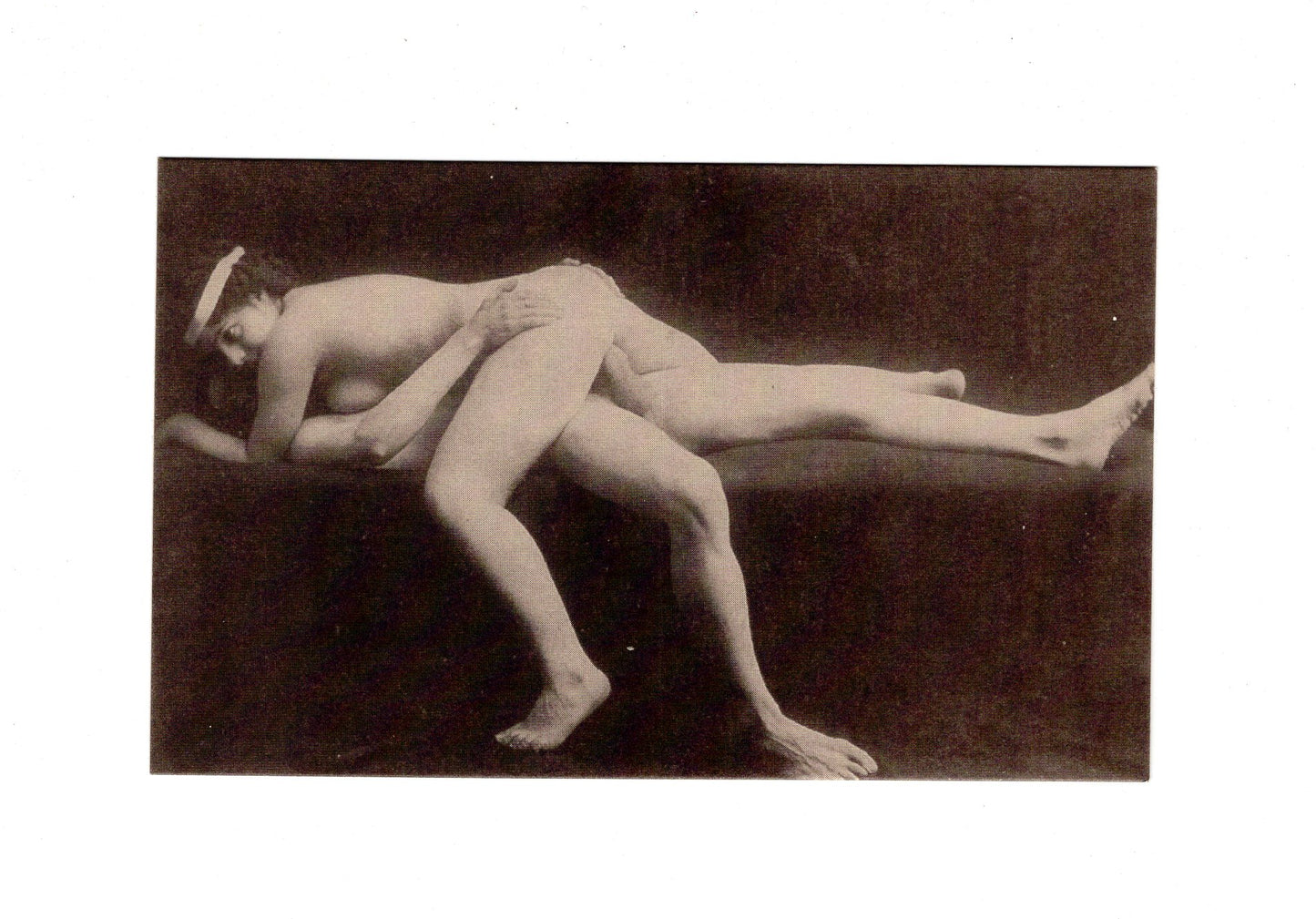 Ansichtskarte Akt / Erotik / Erotische Szene