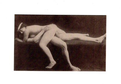 Ansichtskarte Akt / Erotik / Erotische Szene