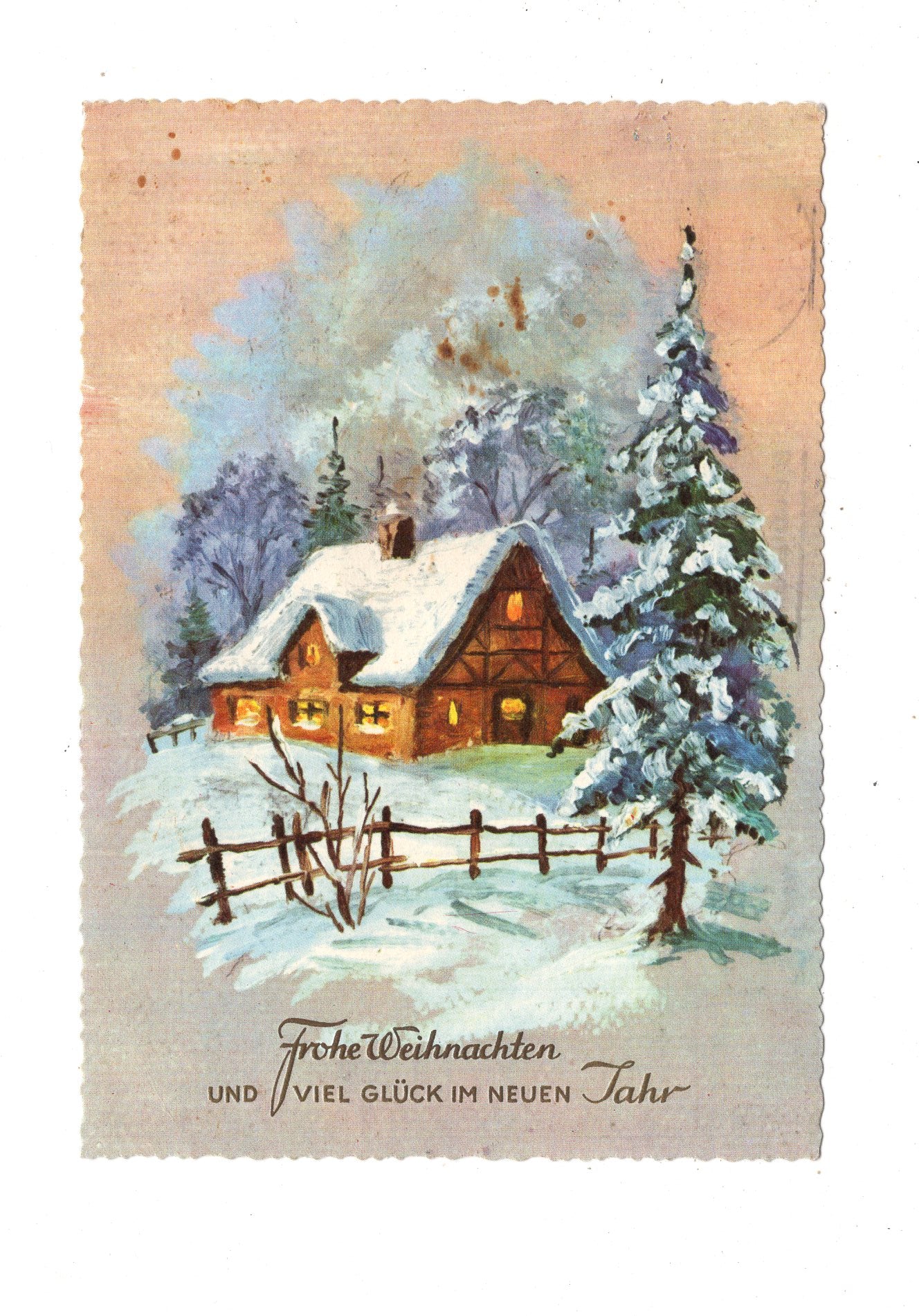 Ansichtskarte Feiertage / Frohe Weihnachten / K1-63