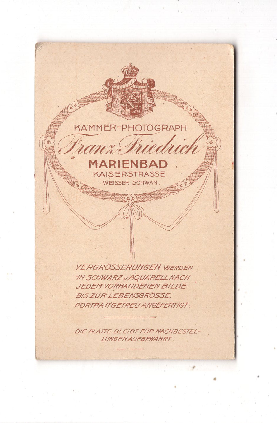 Fotografie K. u. k. Soldat - Marienbad 1910er