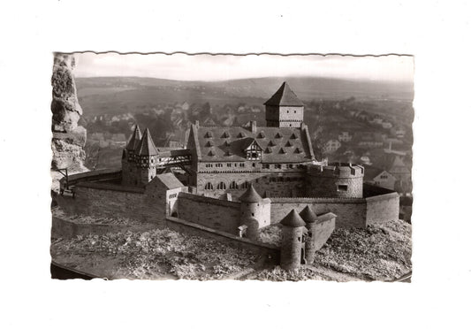 Ansichtskarte Weinsberg an der Weibertreu / Burgmodell