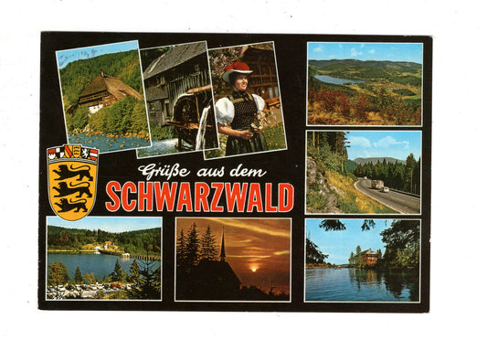 Ansichtskarte Grüße aus dem Schwarzwald / J1-68