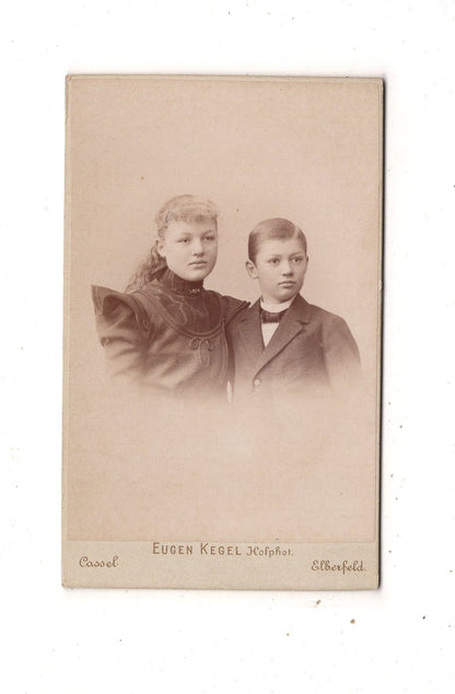 Fotografie Feine Kinder - Kassel / Elberfeld um 1890