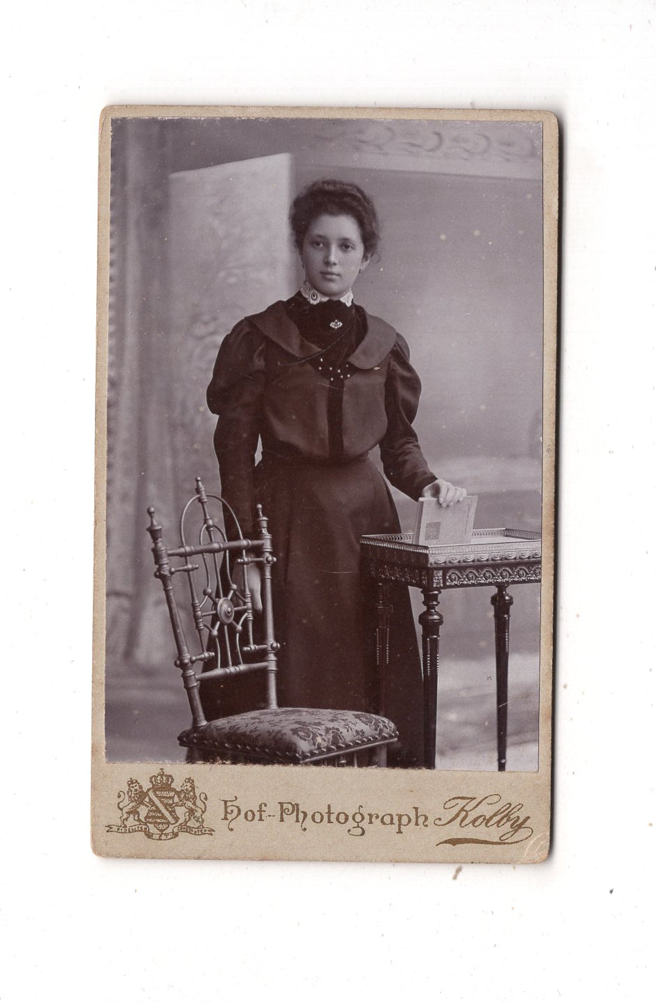 Fotografie Feines junges Mädchen - Zwickau 1905 / CDV L1-27