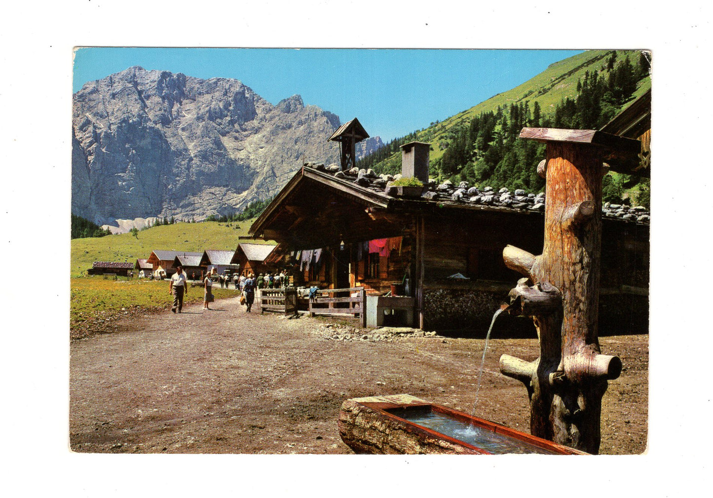 Ansichtskarte Karwendelgebirge / Engalm / Tirol / Österreich