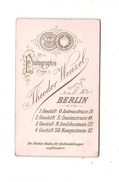 Fotografie Feine Dame - Berlin um 1890