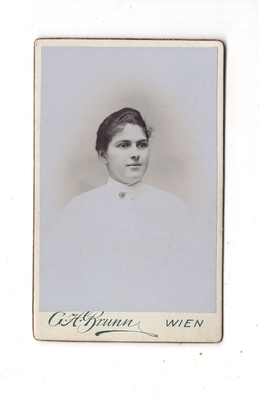 Fotografie Damenportrait - Wien 1890er / CDV N1-16