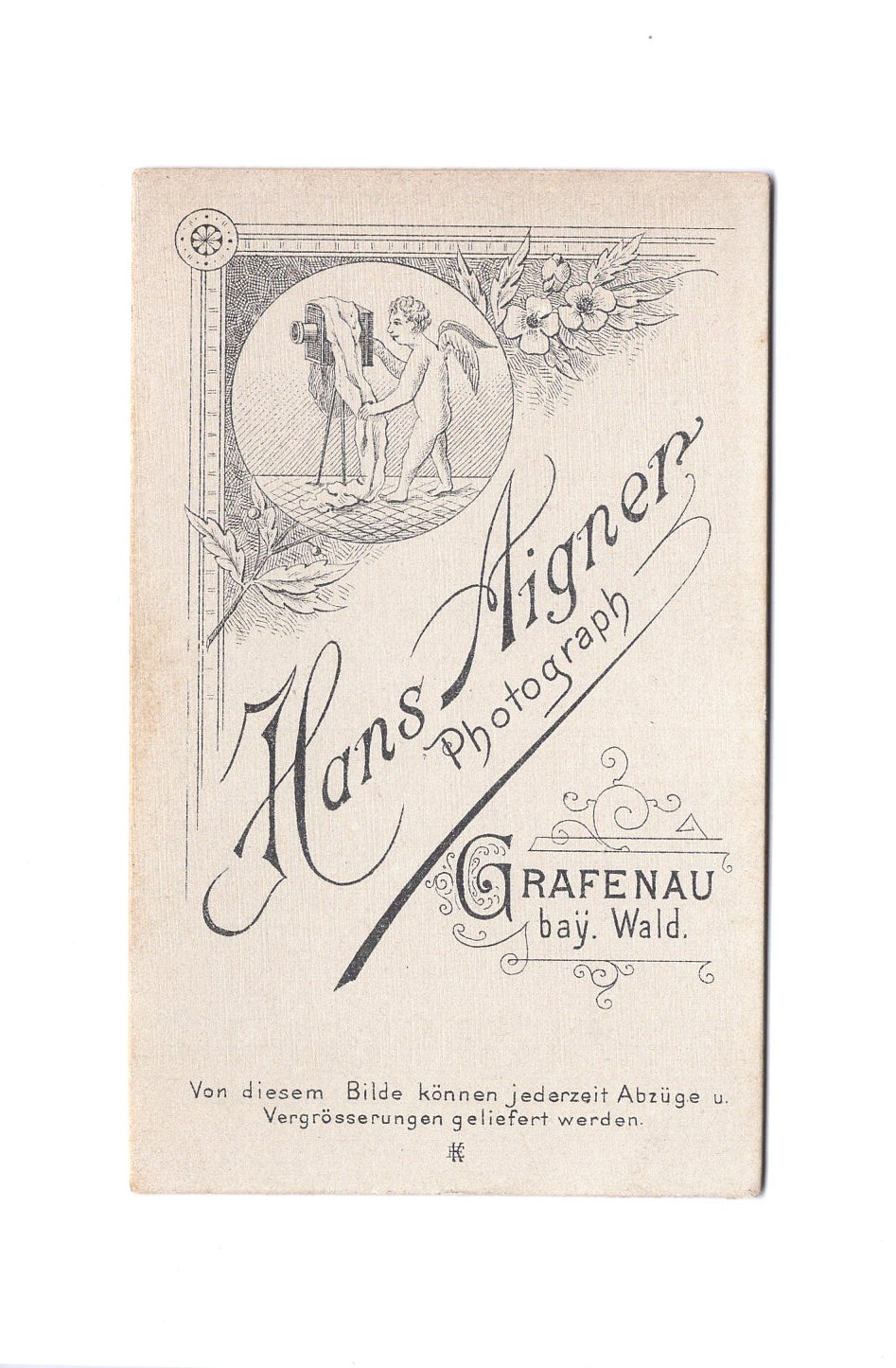 Fotografie Damenportrait - Grafenau 1890er