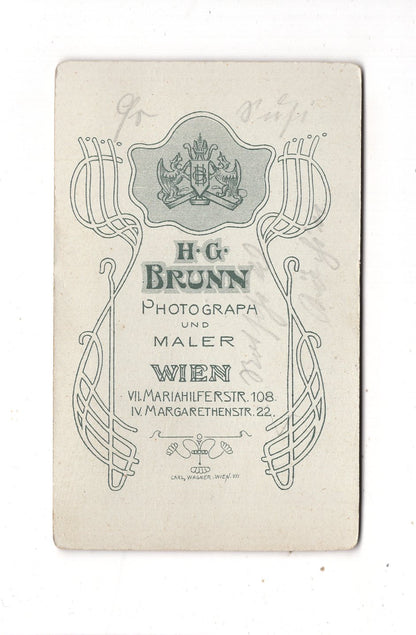 Fotografie Damenportrait - Wien 1890er / CDV N1-16