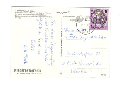 Ansichtskarte Pulkau / Niederösterreich / Österreich