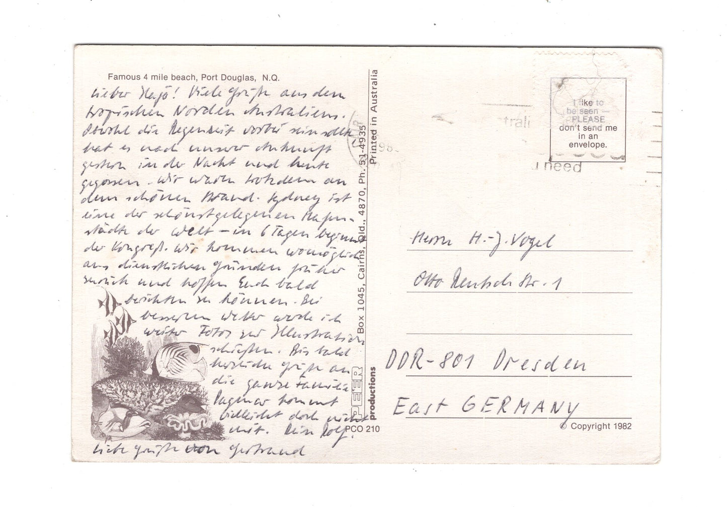 Ansichtskarte 4 mile beach / Port Douglas / Australien