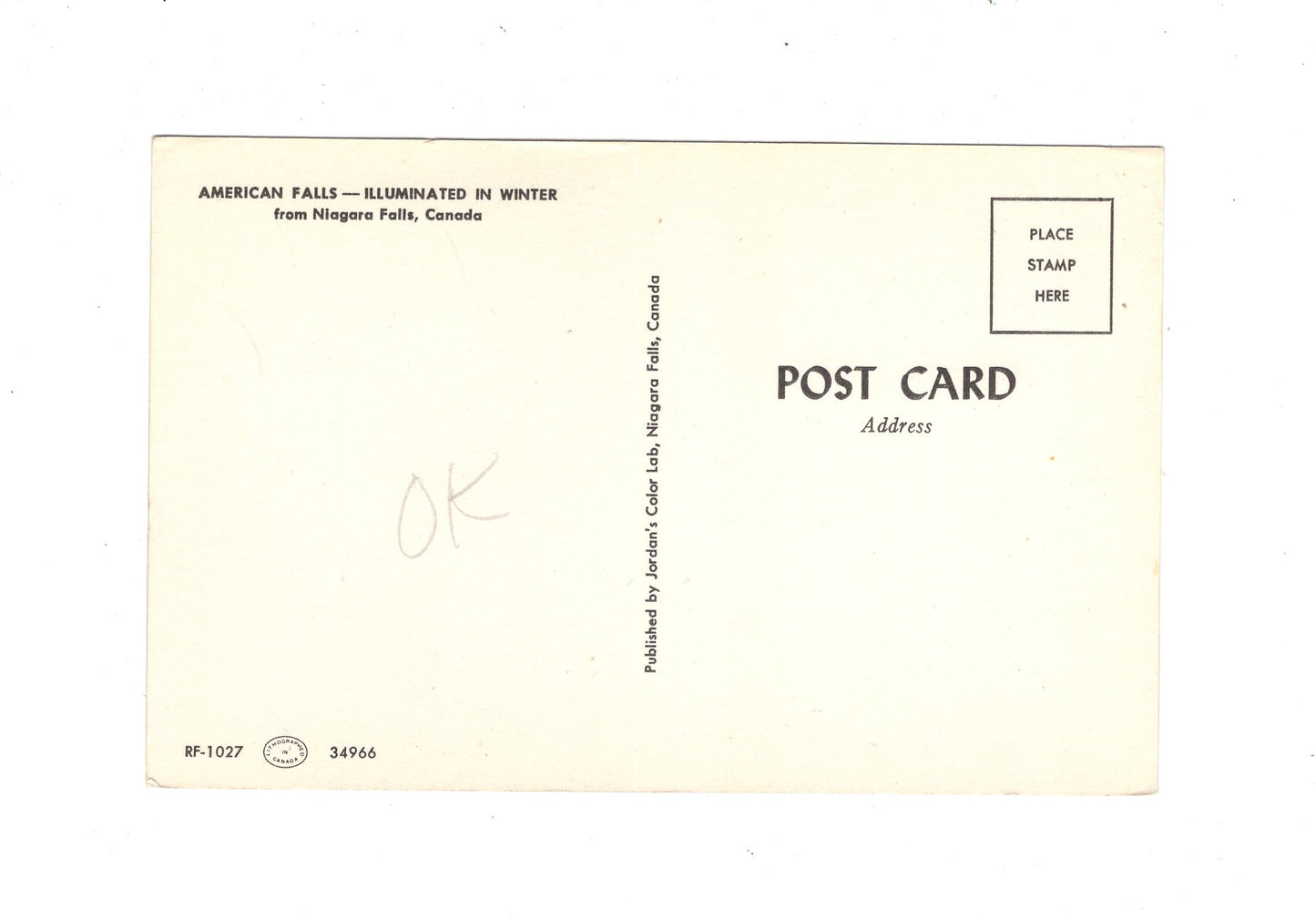 Ansichtskarte American Falls / Illuminated / from Niagara Falls / Kanada