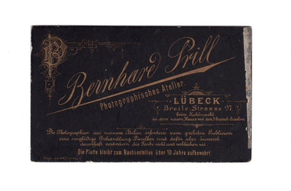 Fotografie Niedliche kleine Kinder - Lübeck um 1890