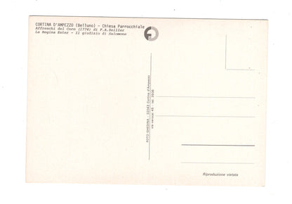 Ansichtskarte Cortina d´Ampezzo / Chiesa Parrocchiale / Italien