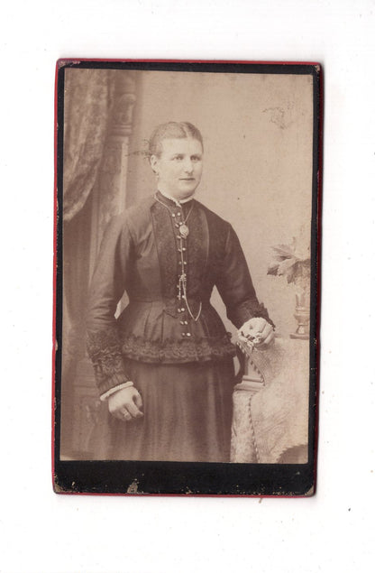 Fotografie Feine Dame - Gars am Inn 1880er / CDV L1-27