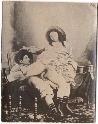 Fotografie Historisches Aktfoto / Erotik / Sex / I1-55